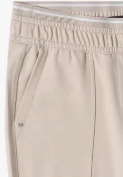 Mid Waist Slim Leg Hose im Casual Fit