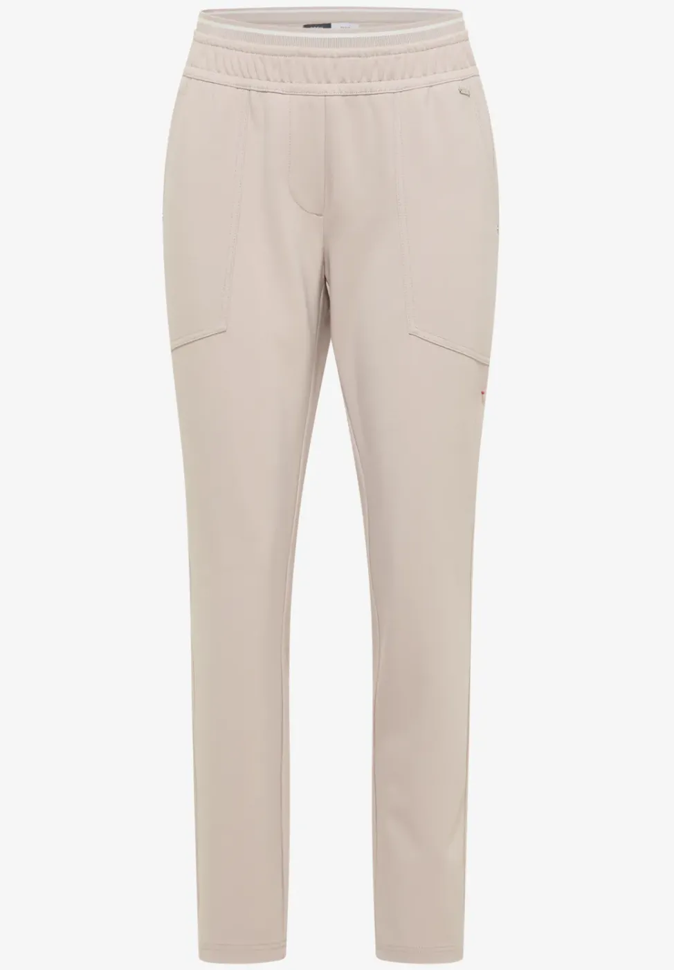 Mid Waist Slim Leg Hose im Casual Fit