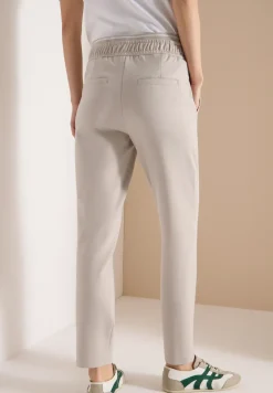 Mid Waist Slim Leg Hose im Casual Fit