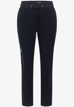 Mid Waist Slim Leg Hose im Casual Fit