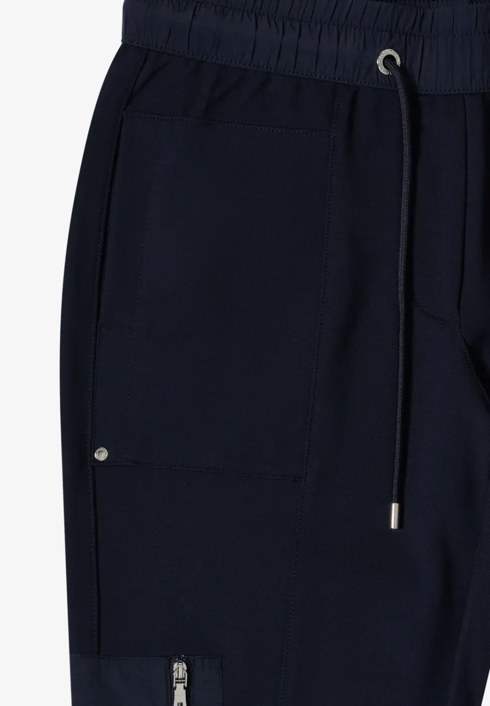 Mid Waist Slim Leg Hose im Casual Fit