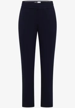 Mid Waist Slim Leg Hose im Casual Fit