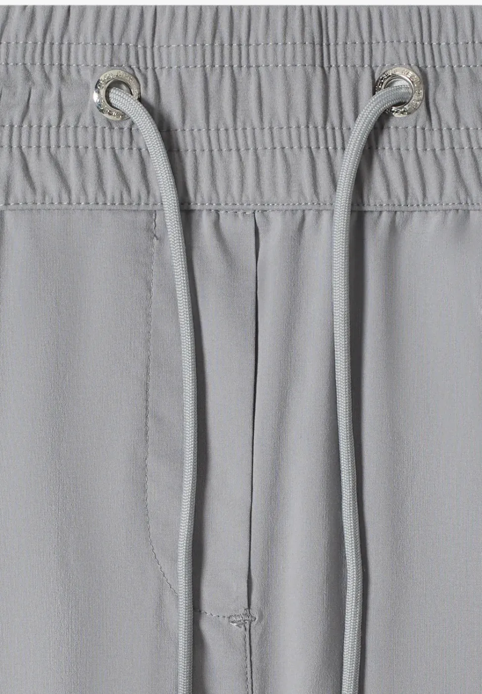 Mid Waist Slim Leg Hose im Casual Fit