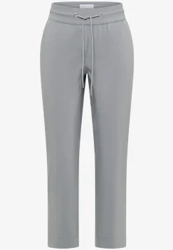 Mid Waist Slim Leg Hose im Casual Fit