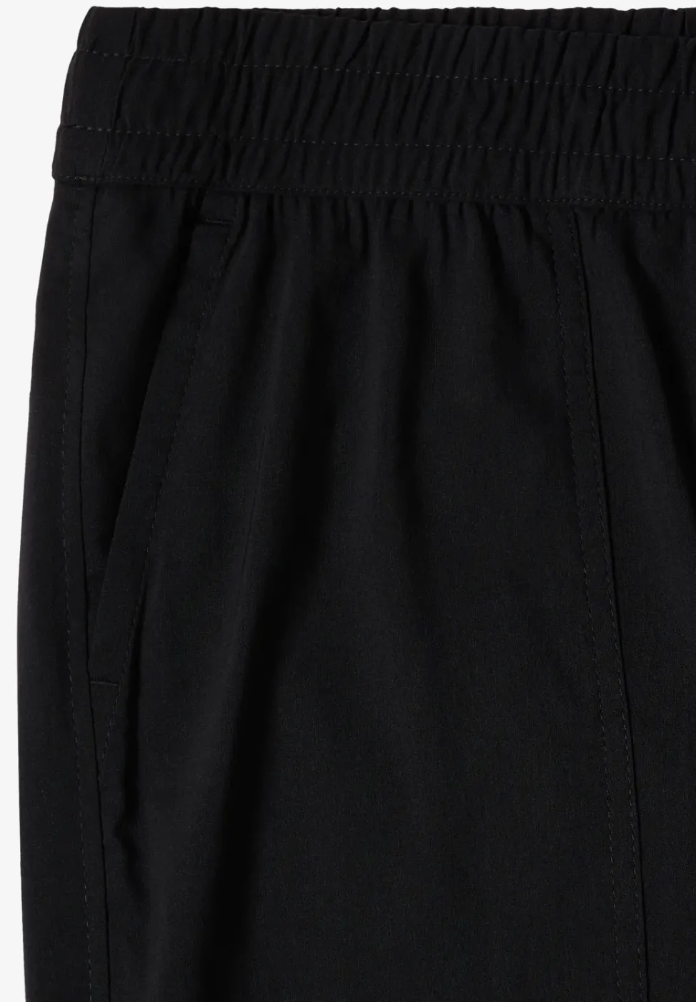 Mid Waist Slim Leg Hose im Cargo-Look