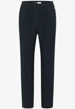 Mid Waist Slim Leg Hose im Loose Fit