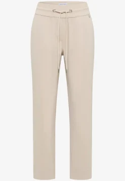 Mid Waist Slim Leg Hose im Casual Fit