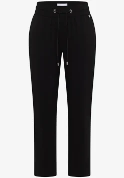 Mid Waist Slim Leg Hose im Casual Fit