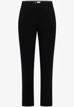 Mid Waist Slim Leg Hose im Casual Fit