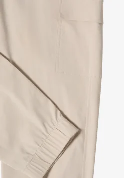 Mid Waist Slim Leg Hose im Cargo-Look