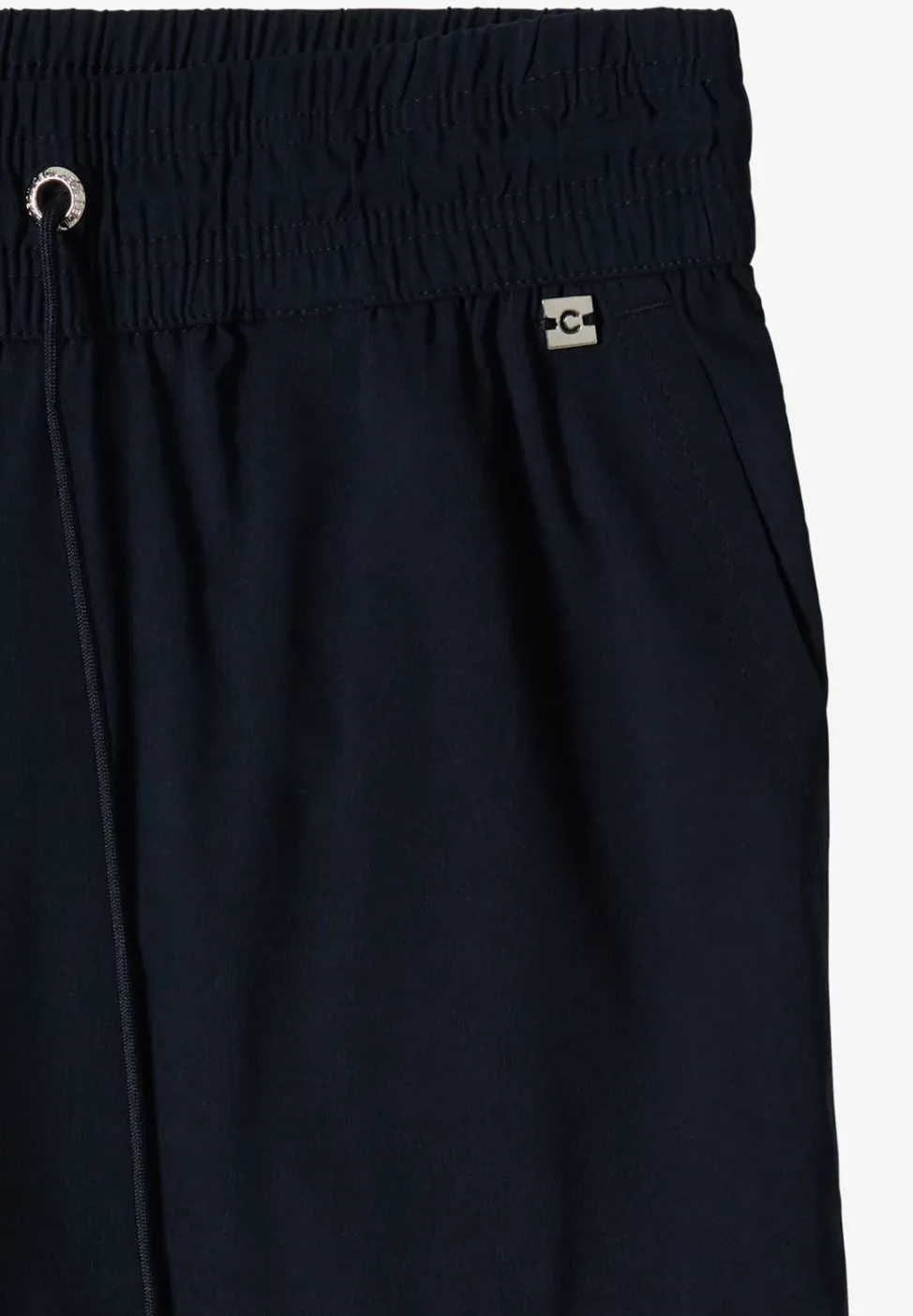 Mid Waist Slim Leg Hose im Casual Fit