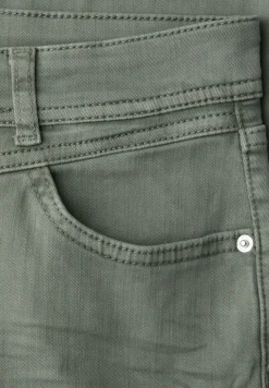 Mid Waist Slim Leg Jeans im Casual Fit