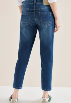 Mid Waist Slim Leg Jeans im Casual Fit