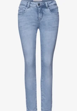 Mid Waist Slim Leg Jeans im Slim Fit