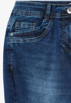 Mid Waist Slim Leg Jeans im Casual Fit