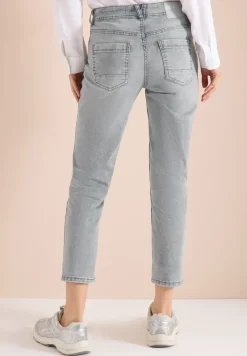 Mid Waist Slim Leg Jeans im Casual Fit