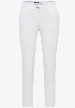 Mid Waist Slim Leg Jeans im Casual Fit