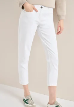 Mid Waist Slim Leg Jeans im Casual Fit