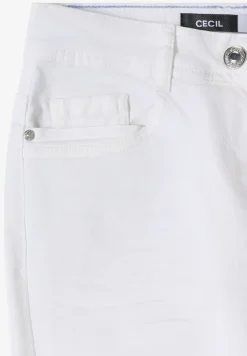 Mid Waist Slim Leg Jeans im Casual Fit