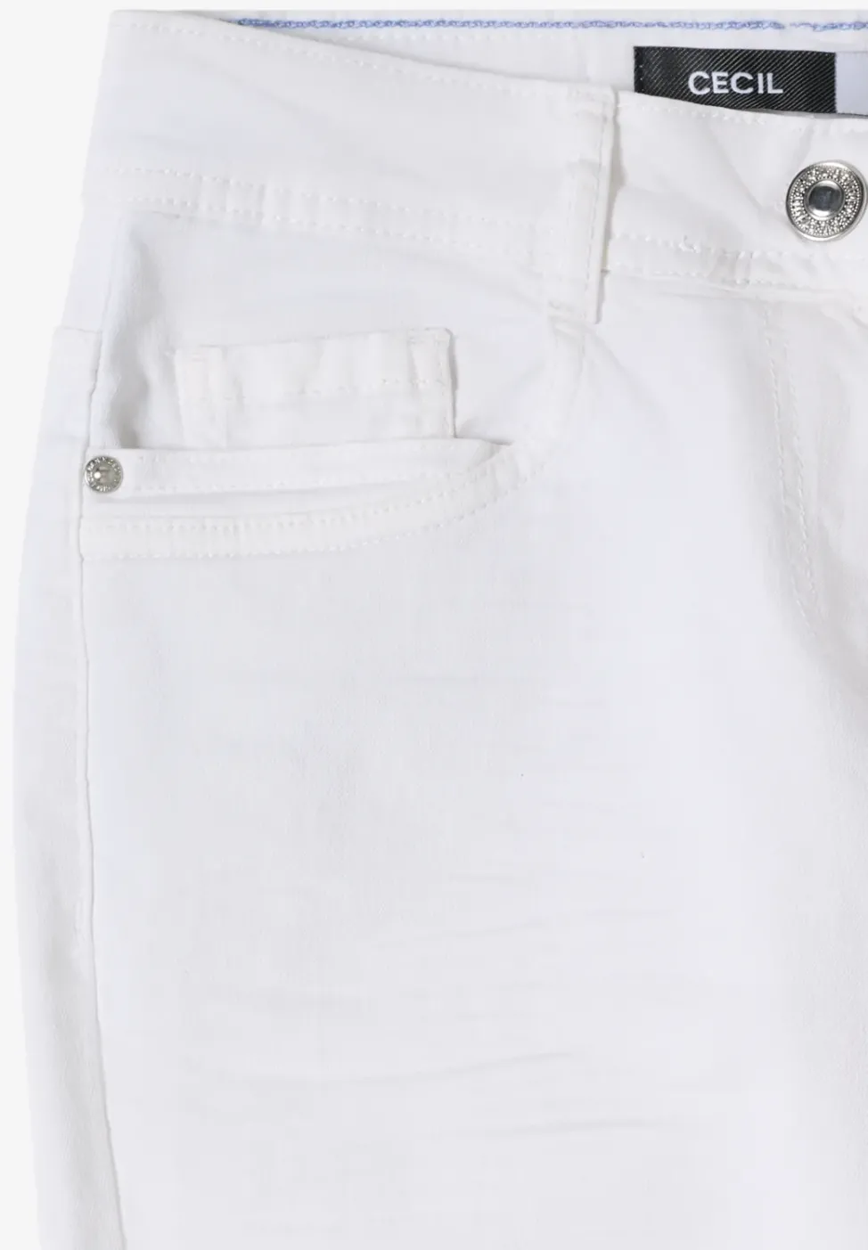 Mid Waist Slim Leg Jeans im Casual Fit