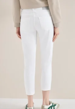 Mid Waist Slim Leg Jeans im Casual Fit