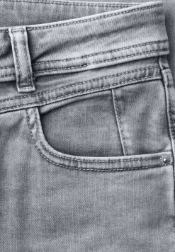 Mid Waist Slim Leg Jeans im Slim Fit