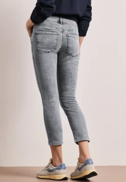 Mid Waist Slim Leg Jeans im Slim Fit