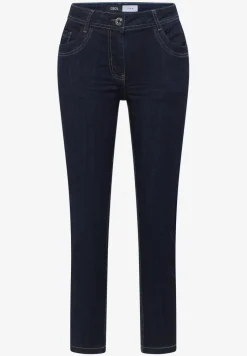Mid Waist Slim Leg Jeans im Casual Fit