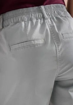 Mid Waist Straight Leg Shorts im Casual Fit