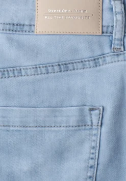 Mid Waist Wide Leg Jeans im Loose Fit