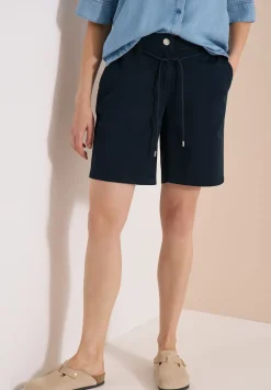 Mid Waist Wide Leg Shorts im Loose Fit