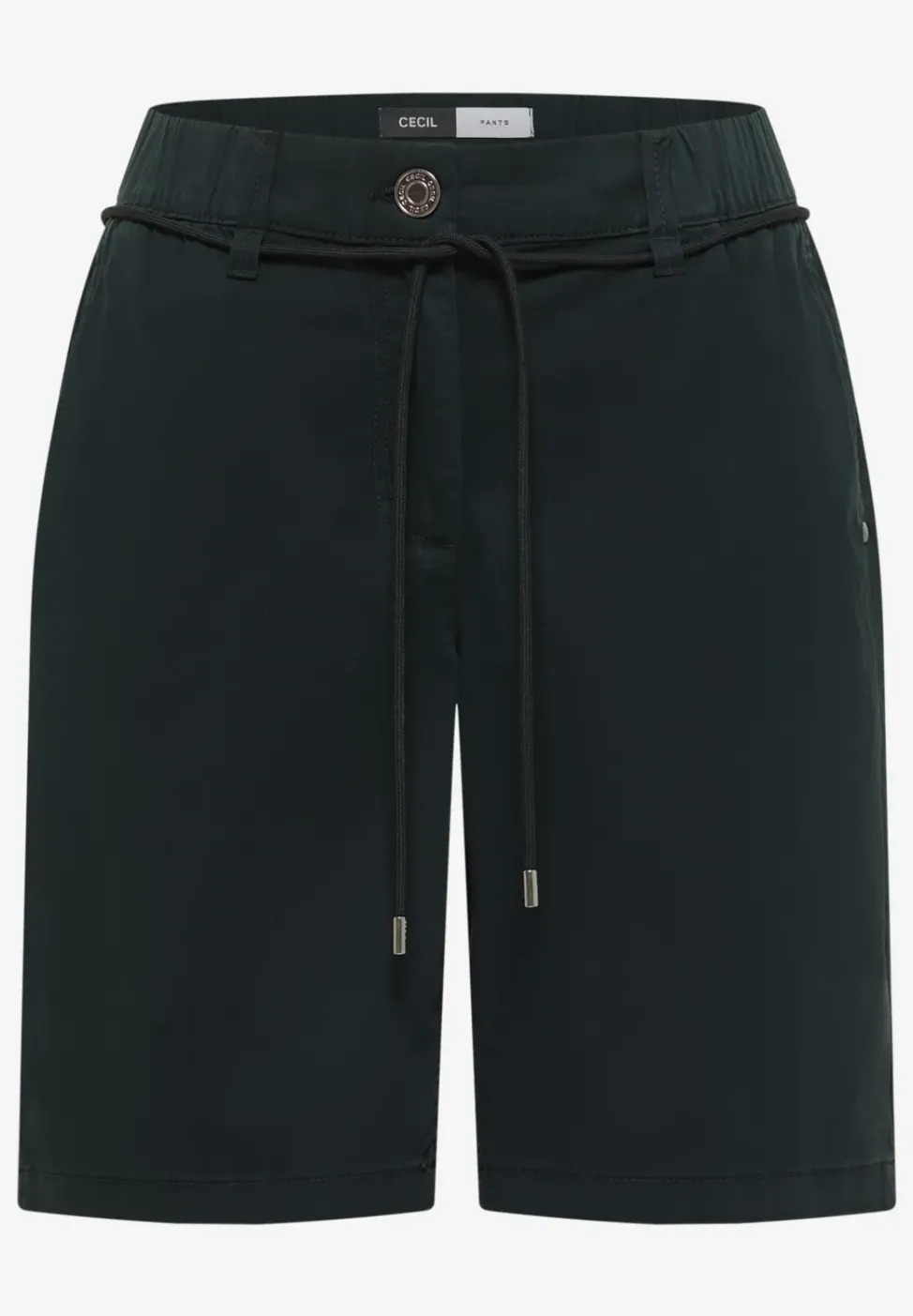 Mid Waist Wide Leg Shorts im Loose Fit