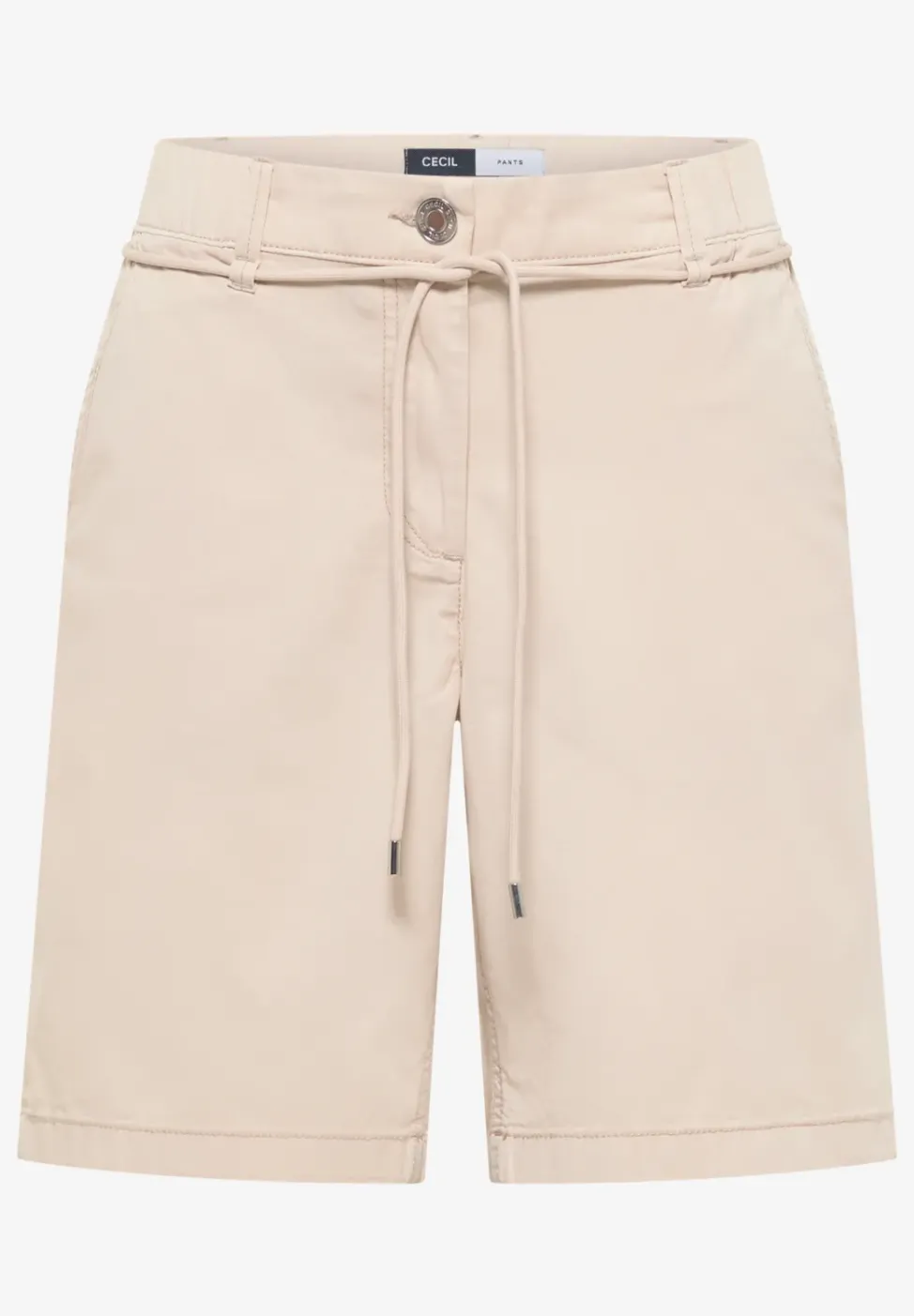 Mid Waist Wide Leg Shorts im Loose Fit
