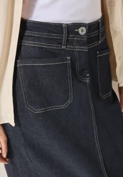 Midi Jeansrock