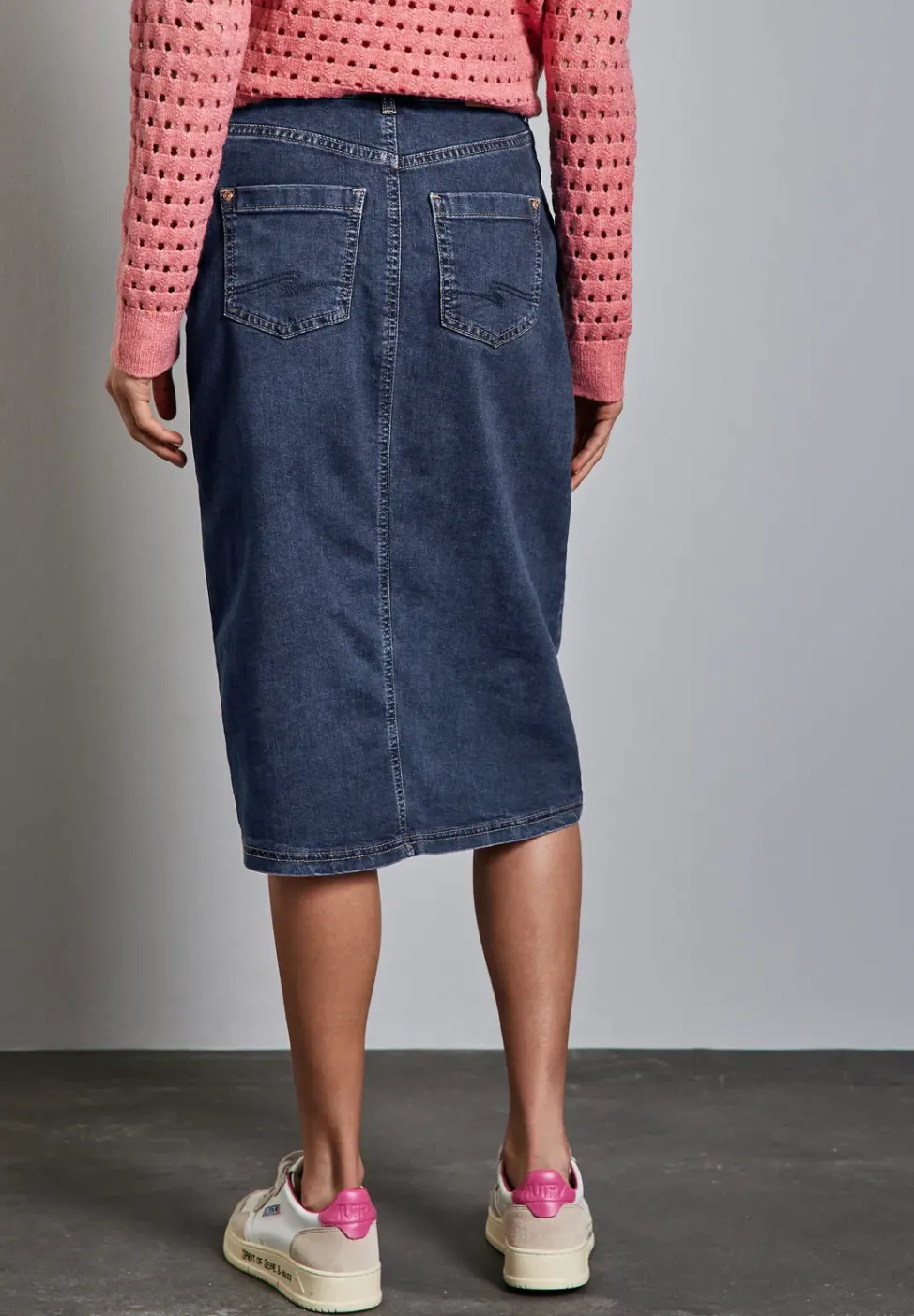Midi Jeansrock