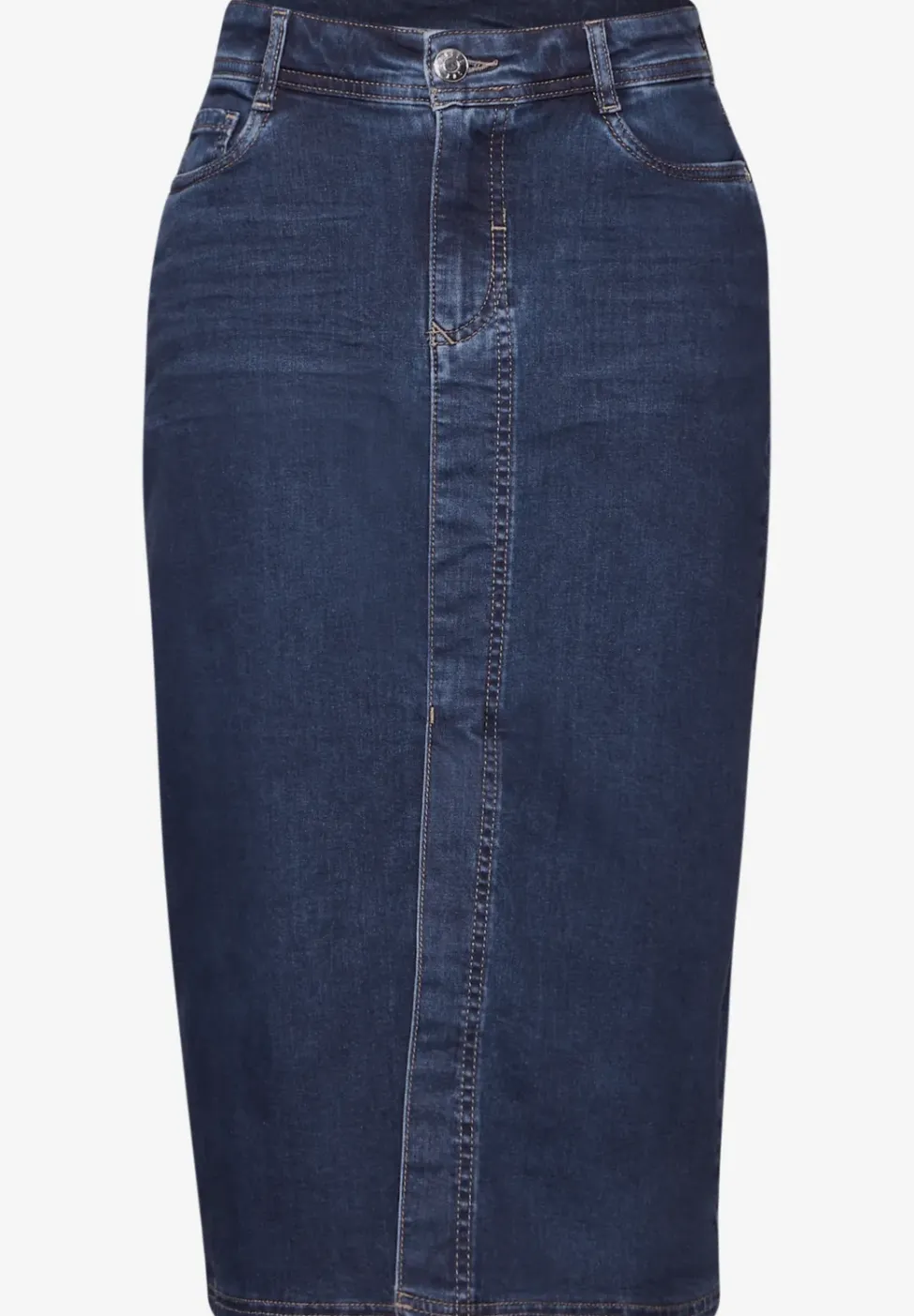 Midi Jeansrock