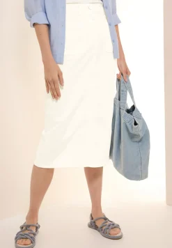 Midi Jeansrock