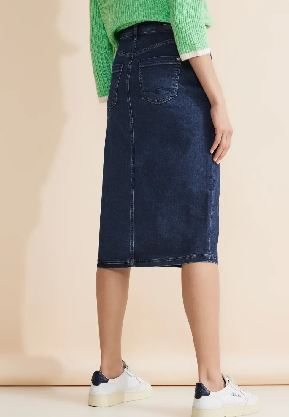 Midi Jeansrock