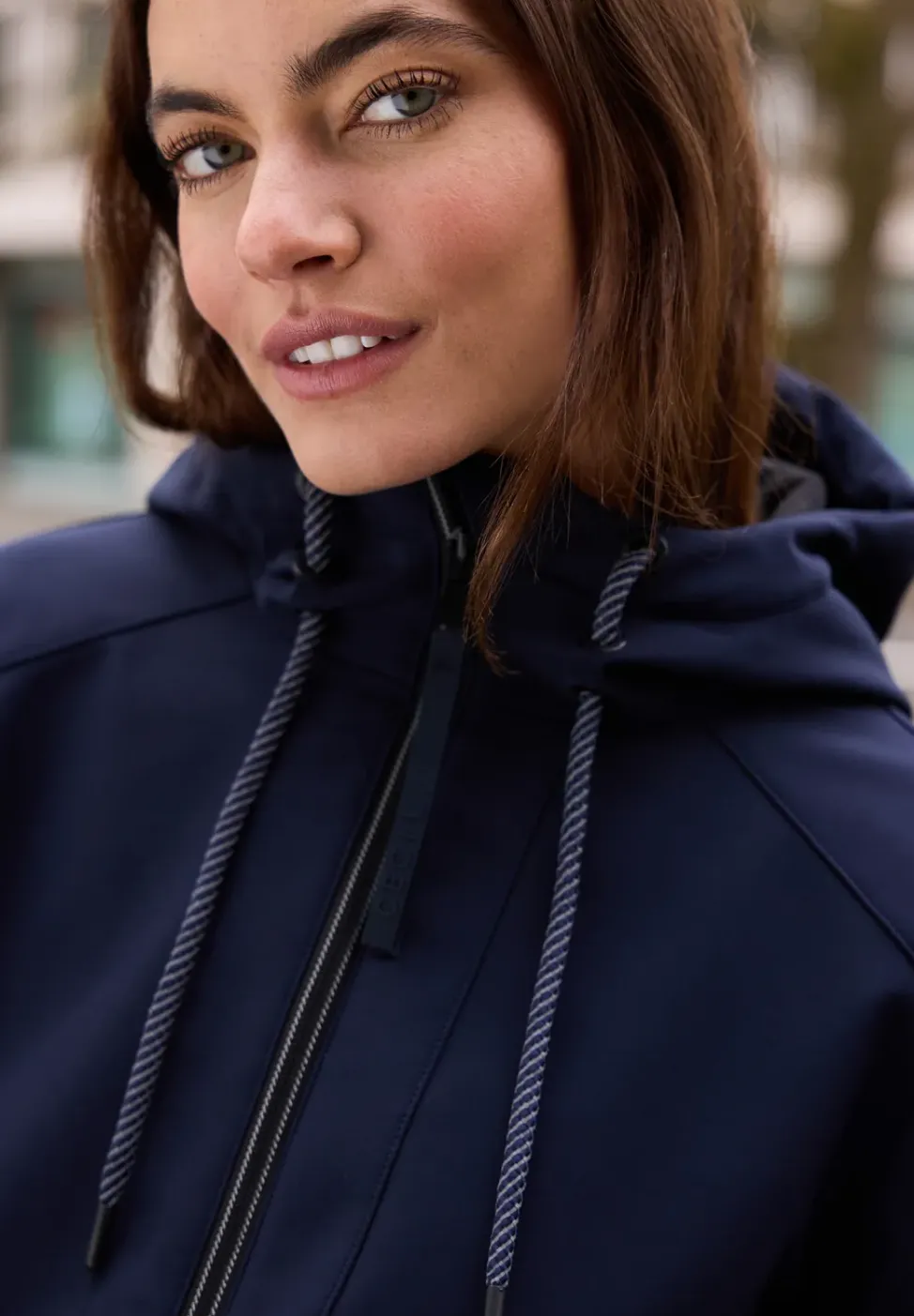 Midi Softshell Jacke