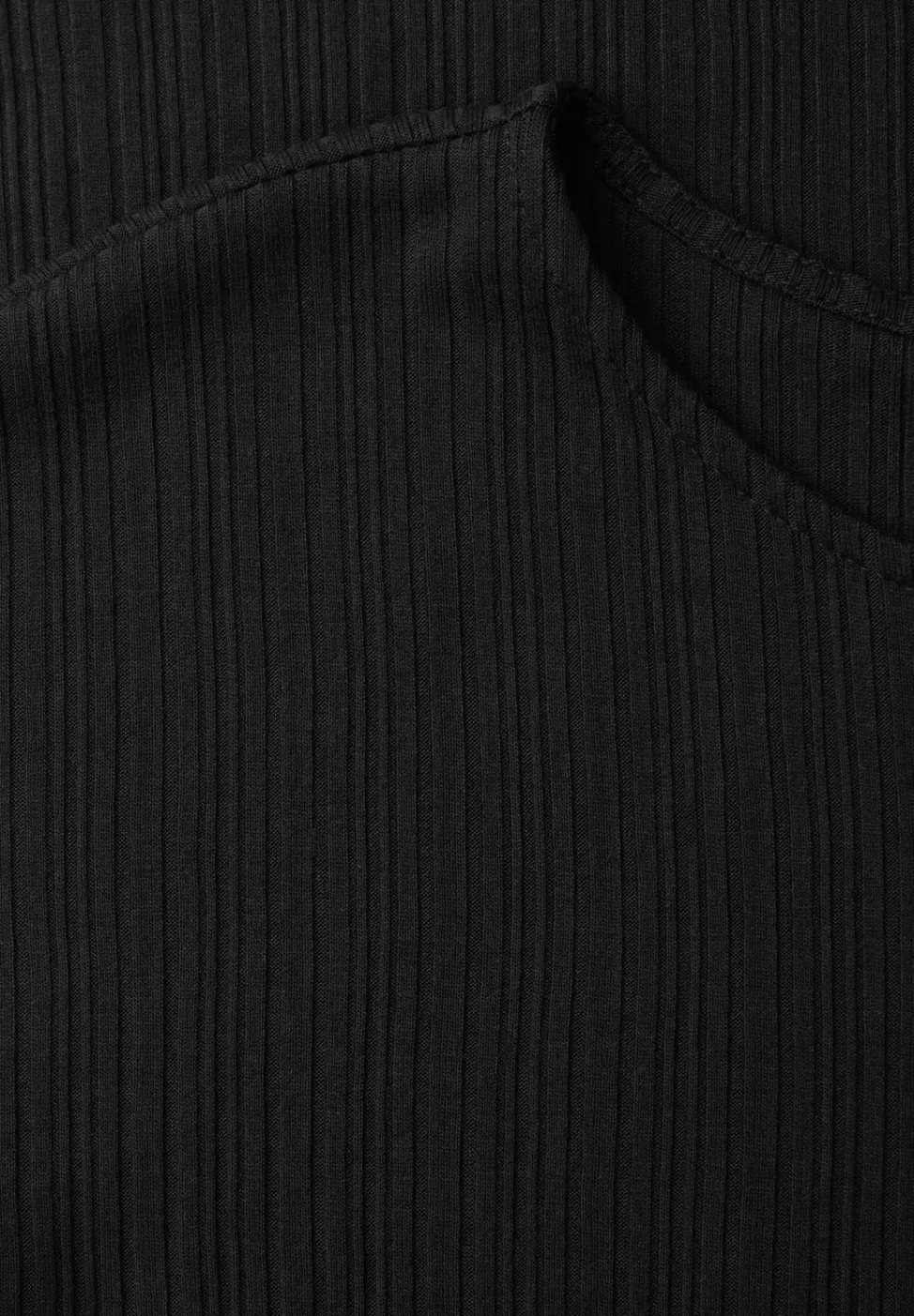 Midi-Kleid aus Jersey in Rippstruktur