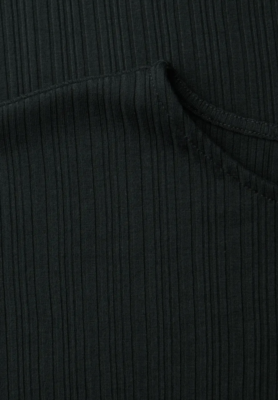Midi-Kleid aus Jersey in Rippstruktur