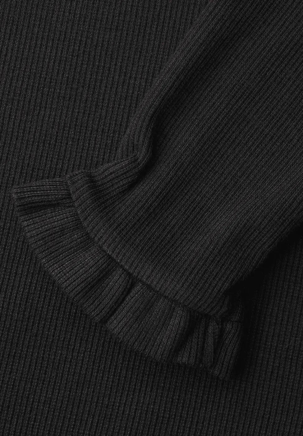 Midi-Kleid in Rippstruktur