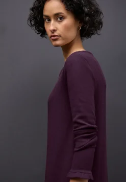 Midi-Kleid in Rippstruktur