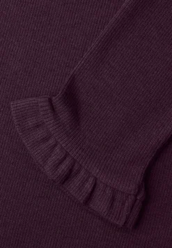 Midi-Kleid in Rippstruktur
