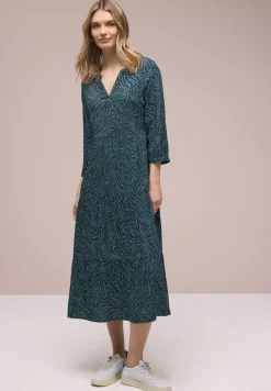 Midi-Kleid mit grafischem Print