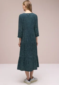 Midi-Kleid mit grafischem Print