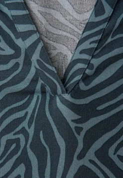 Midi-Kleid mit grafischem Print