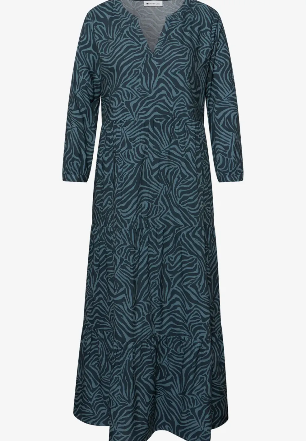 Midi-Kleid mit grafischem Print