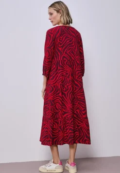 Midi-Kleid mit grafischem Print