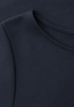 Midi-Kleid mit Knotendetail